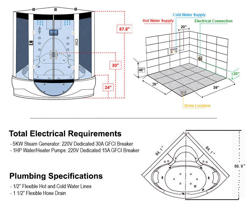 Platinum Superior Steam Shower