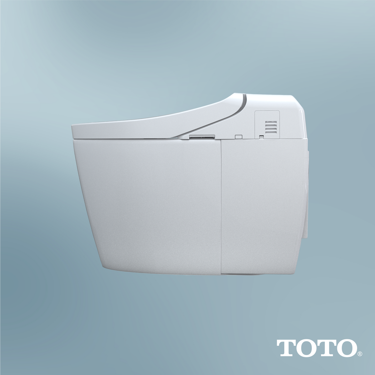 TOTO® WASHLET® G450 1.0 or 0.8 GPF Smart Toilet with Integrated Bidet Seat and CEFIONTECT®, Cotton White - MS922CUMFG#01