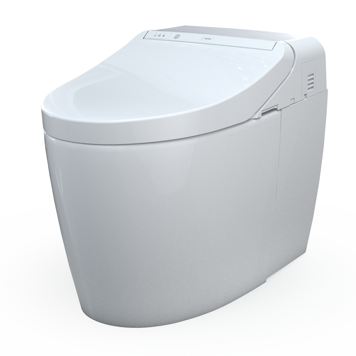 TOTO® WASHLET® G450 1.0 or 0.8 GPF Smart Toilet with Integrated Bidet Seat and CEFIONTECT®, Cotton White - MS922CUMFG#01