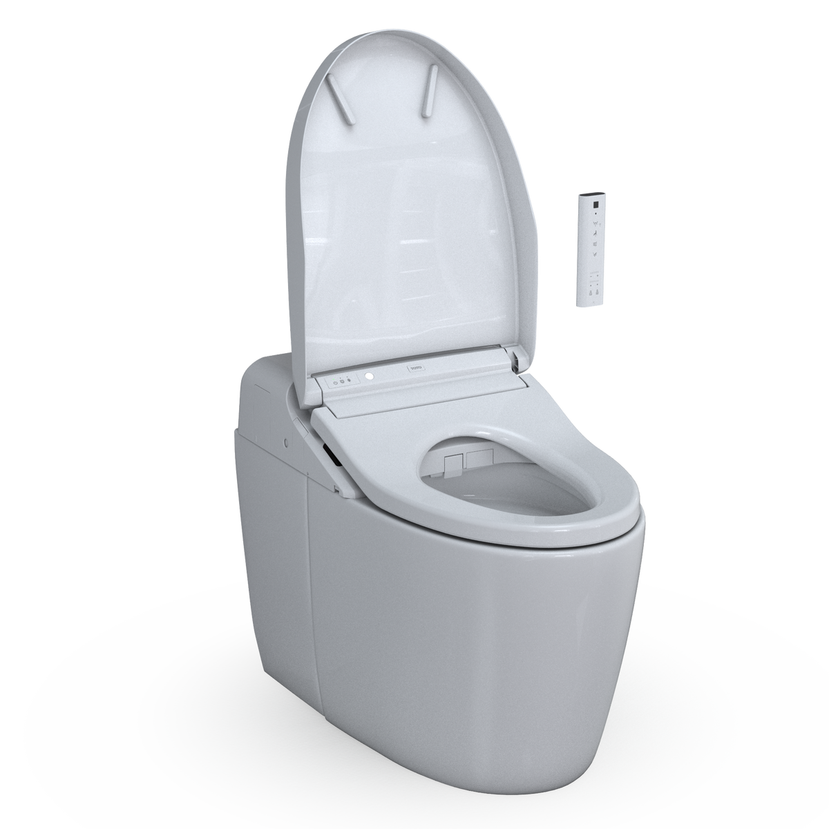 TOTO® WASHLET® G450 1.0 or 0.8 GPF Smart Toilet with Integrated Bidet Seat and CEFIONTECT®, Cotton White - MS922CUMFG#01