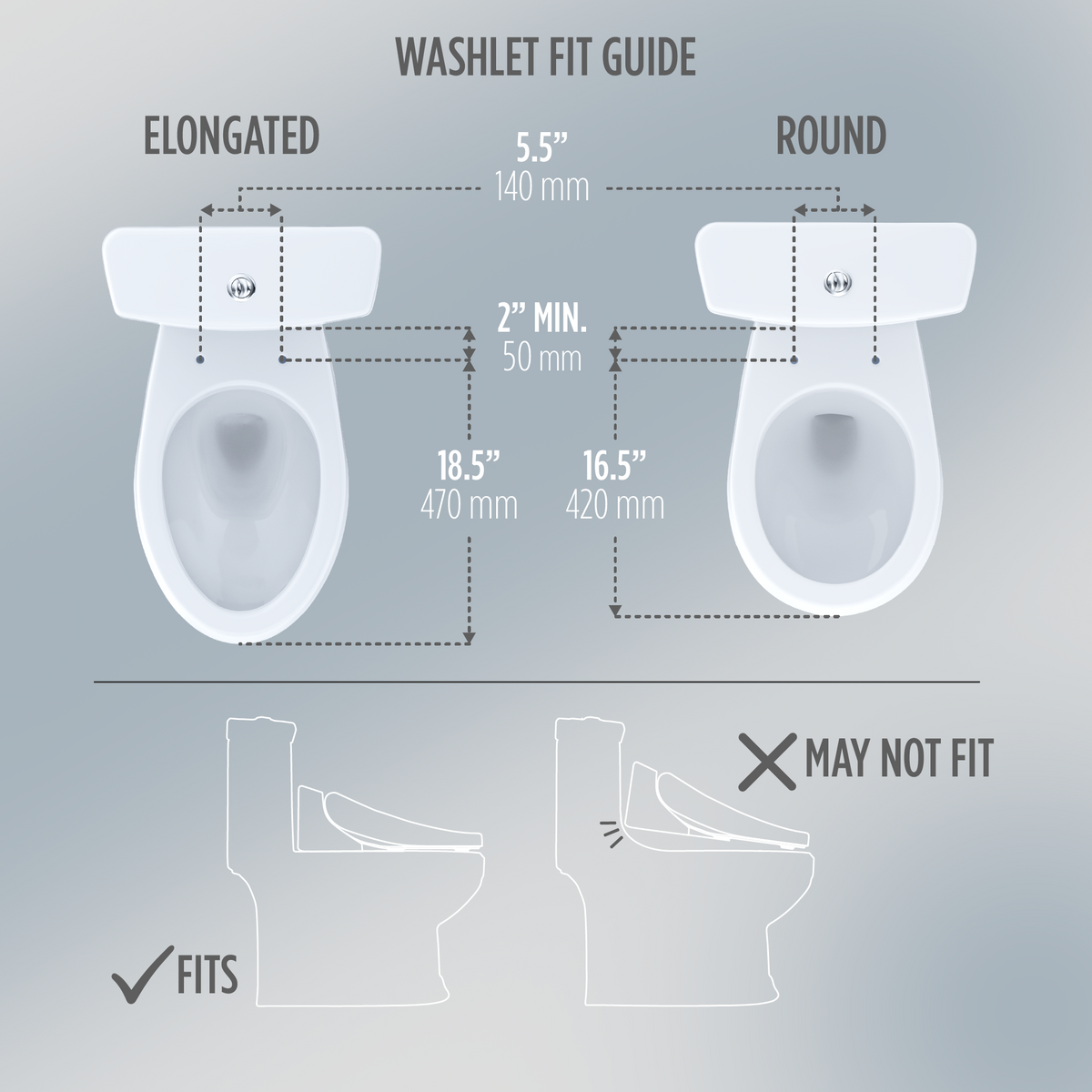 TOTO® S7 WASHLET®+ Electronic Bidet Toilet Seat with EWATER+® Bowl and Wand Cleaning and Contemporary Lid, Elongated, Cotton White - SW4726AT40#01