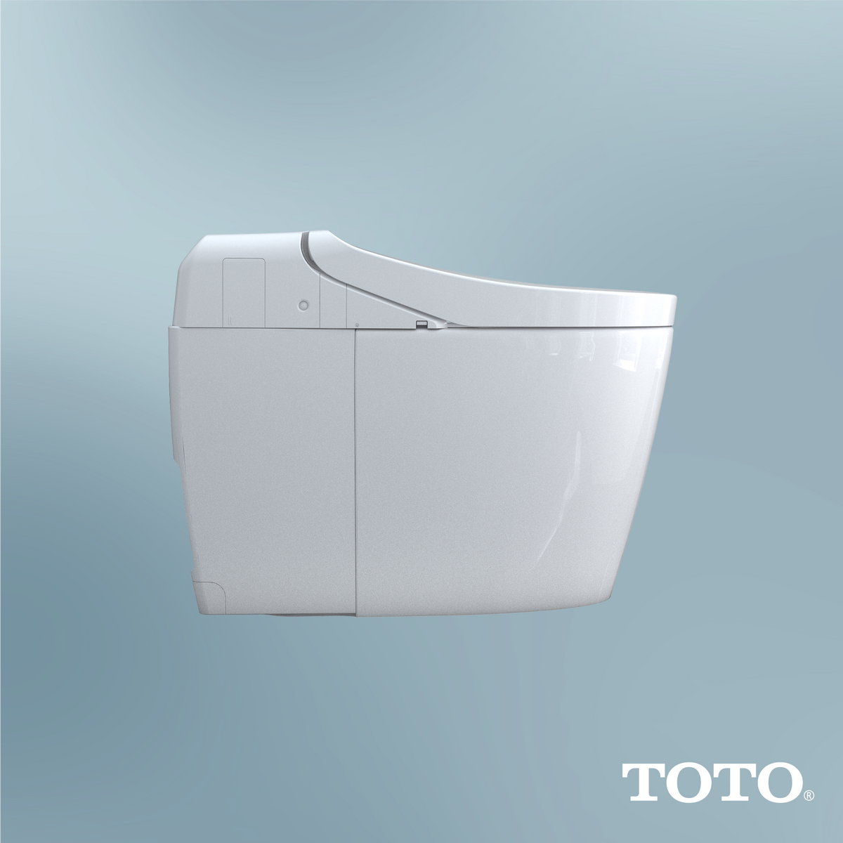 TOTO® WASHLET® G450 1.0 or 0.8 GPF Smart Toilet with Integrated Bidet Seat and CEFIONTECT®, Cotton White - MS922CUMFG#01