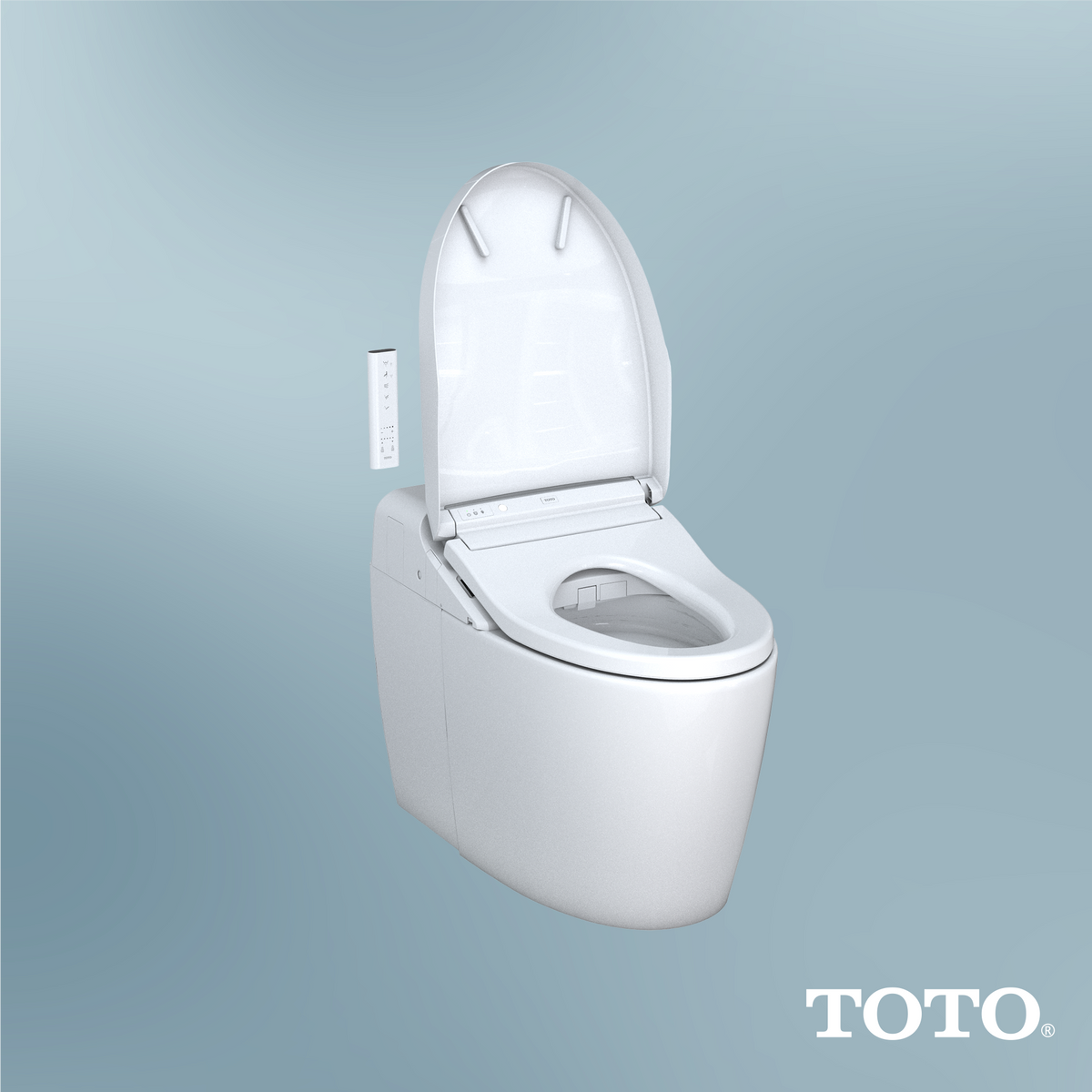 TOTO® WASHLET® G450 1.0 or 0.8 GPF Smart Toilet with Integrated Bidet Seat and CEFIONTECT®, Cotton White - MS922CUMFG#01