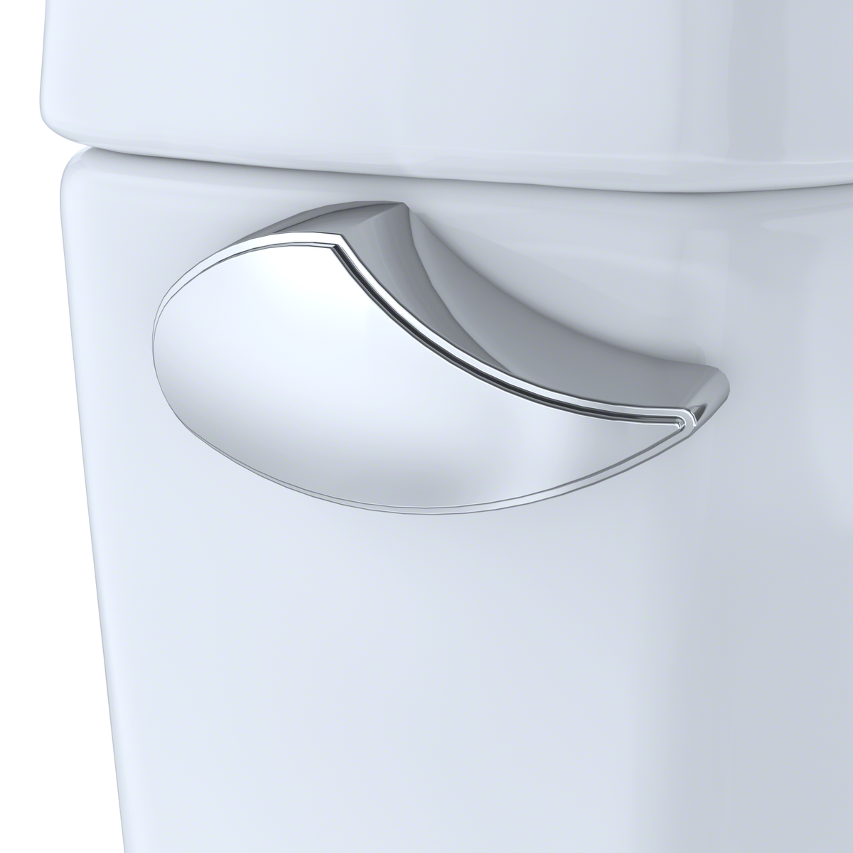 TOTO® Drake®  Two-Piece Elongated 1.6 GPF Universal Height TORNADO FLUSH® Toilet with CEFIONTECT®, Cotton White - CST776CSFG#01